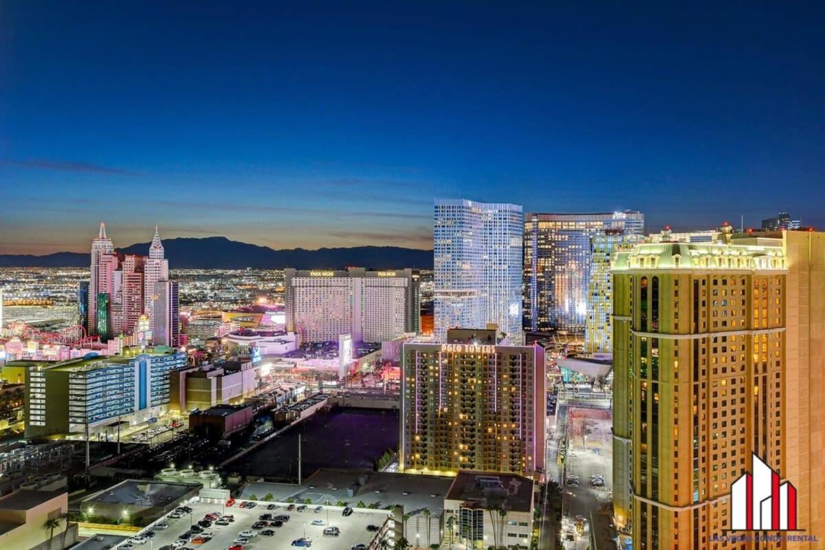 Mgm Signature-33-709 F1 Track & Strip View Balcony Las Vegas Extérieur photo